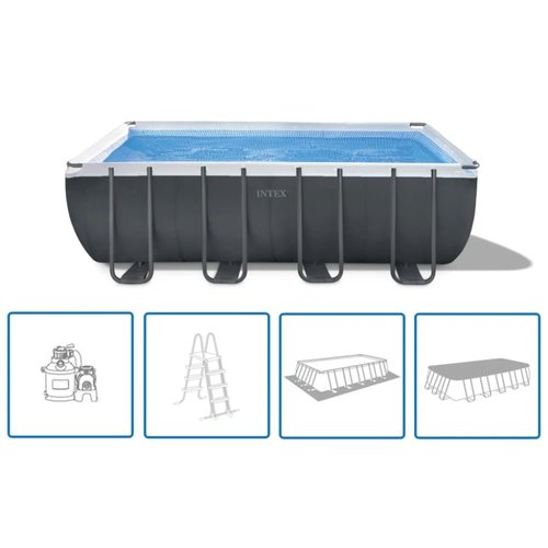 Intex Ultra XTR Frame zwembadset rechthoekig 549x274x132 cm 26356GN Intex Ultra XTR Frame zwembadset rechthoekig 549x274x132 cm 26356GN