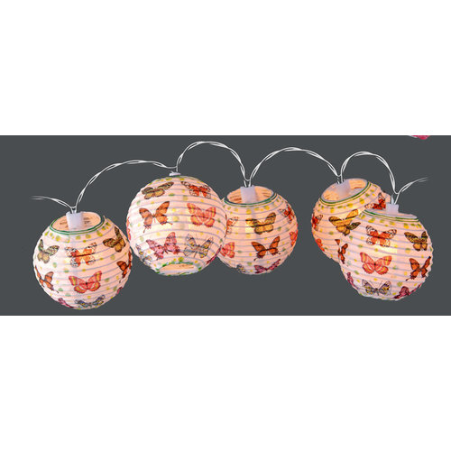 Party Lighting Feestverlichting lampionnen (rond wit) Party Lighting Feestverlichting lampionnen (rond wit)