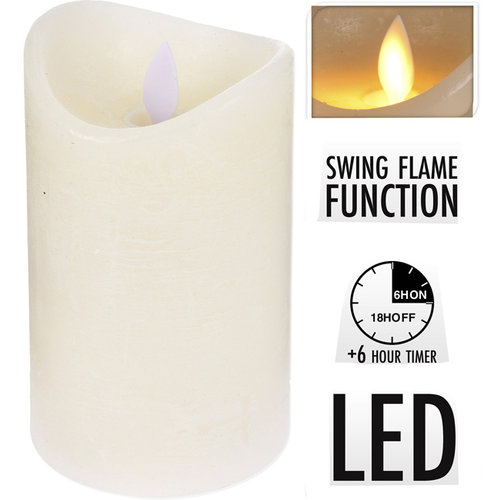 Kaars realistic flame 7.5x12.5cm Kaars realistic flame 7.5x12.5cm