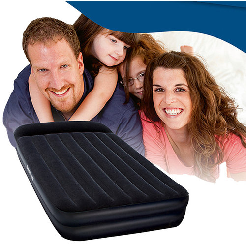 Bestway 2-persoons luchtmatras met pomp 203x152x46cm Bestway 2-persoons luchtmatras met pomp 203x152x46cm