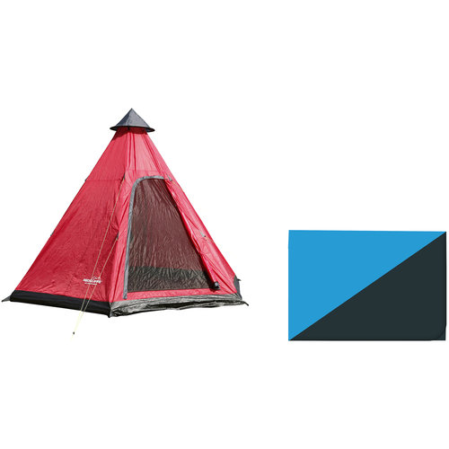 TIPI tent voor 4 personen blauw TIPI tent voor 4 personen blauw
