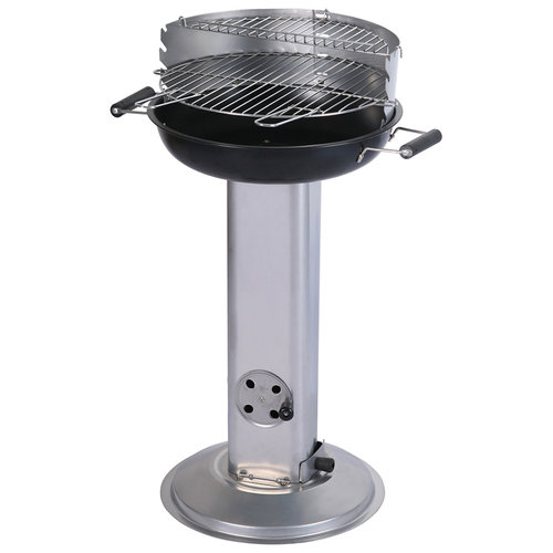 Vaggan RVS luxe barbecue met voorraadrek Vaggan RVS luxe barbecue met voorraadrek