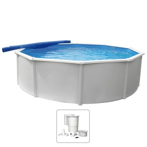 Zwembad Steely Deluxe rond 4,6x1,2 m Zwembad Steely Deluxe rond 4,6x1,2 m