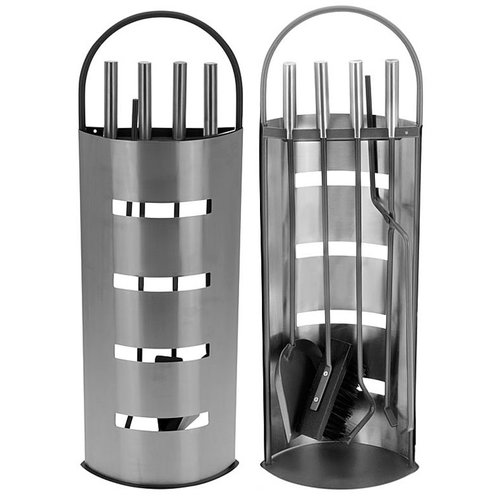 Home & Styling Openhaardset RVS - 5 delig Home & Styling Openhaardset RVS - 5 delig