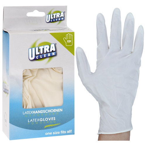 Latex handschoenen, 10 stuks Latex handschoenen, 10 stuks