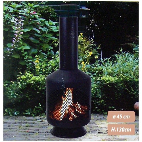 Ambiance Terrashaard met vonkenscherm -130cm Ambiance Terrashaard met vonkenscherm -130cm