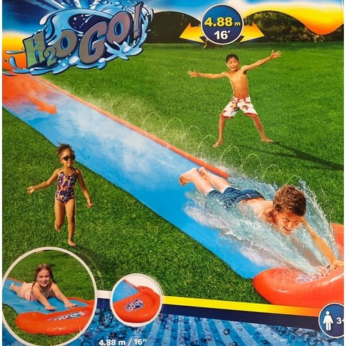 Bestway Waterglijbaan single - 488cm Bestway Waterglijbaan single - 488cm