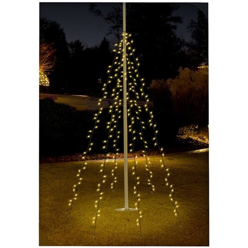 DecorativeLighting Vlaggenmast verlichting 192 LED's - 208cm DecorativeLighting Vlaggenmast verlichting 192 LED's - 208cm