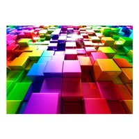 Fotobehang - Blokken in kleur