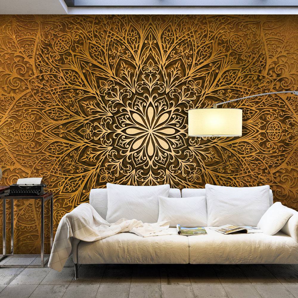 Fotobehang - Mandala heilige cirkel afbeelding