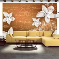Fotobehang - Floral notes Fotobehang - Floral notes