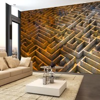 Fotobehang - Rusty maze Fotobehang - Rusty maze