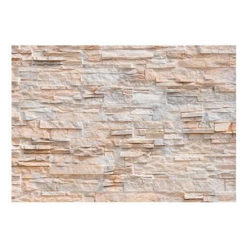 Fotobehang - Stenen muur,  in 5 maten, te koop,  voor woonkamer en slaapkamer, geen behangtafel nodig, instructies bijgevoegd, eenvoudig aan te brengen, 3D look