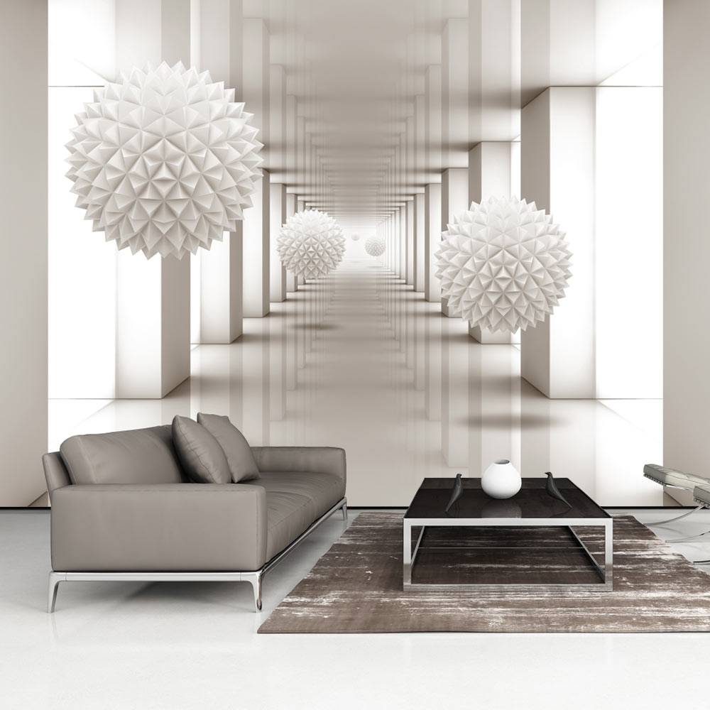 Fotobehang - Poort naar de toekomst, Vliesbehang, in 5 maten, 3D look, voor woonkamer en slaapkamer, Instructie bijgesloten, zeer eenvoudig aan te brengen afbeelding