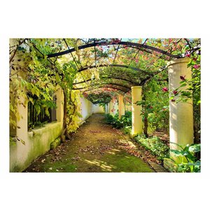 Fotobehang - Prachtige Pergola, 3D look, Vliesbehang, in 5 maten te koop, Instructie bijgesloten, zeer eenvoudig aan te brengen, geen behangtafel nodig Fotobehang - Prachtige Pergola, 3D look, Vliesbehang, in 5 maten te koop, Instructie bijgesloten, zeer eenvoudig aan te brengen, geen behangtafel nodig