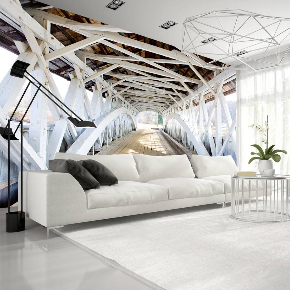 Fotobehang - Oude brug afbeelding