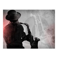 Fotobehang - Frontman, saxofoon