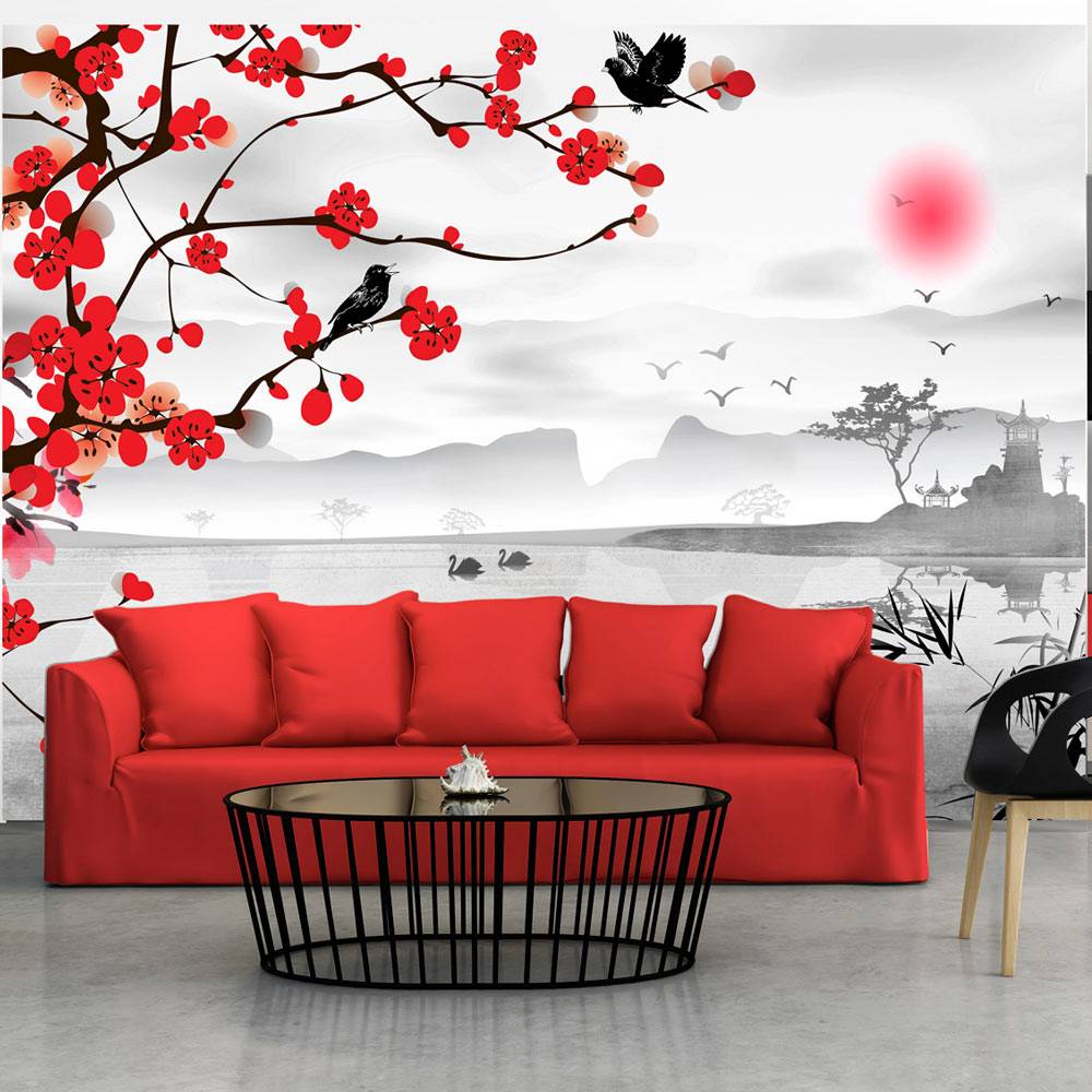 Fotobehang - Japanse tuin afbeelding