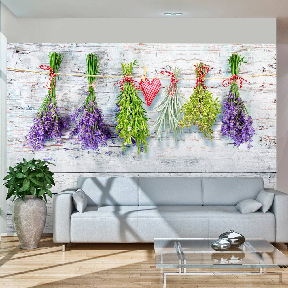 Fotobehang - Lente in huis afbeelding