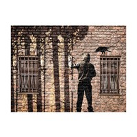 Fotobehang - Urban jungle - Banksy