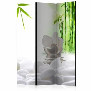 Vouwscherm / Kamerscherm - Stilte 135x172cm , gemonteerd geleverd, dubbelzijdig geprint