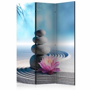 Vouwscherm / Kamerscherm - Zen 135x172cm , gemonteerd geleverd, dubbelzijdig geprint