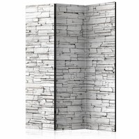 Vouwscherm - Witte muur 135x172cm Vouwscherm - Witte muur 135x172cm