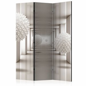 Vouwscherm / Kamerscherm - Toekomst 135x172cm , gemonteerd geleverd, dubbelzijdig geprint