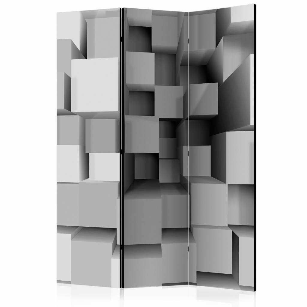 Vouwscherm / Kamerscherm - Puzzel 135x172cm, gemonteerd geleverd dubbelzijdig geprint afbeelding