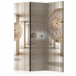 Vouwscherm / Kamerscherm - Futuristisch bos 135x172cm, gemonteerd geleverd  dubbelzijdig geprint