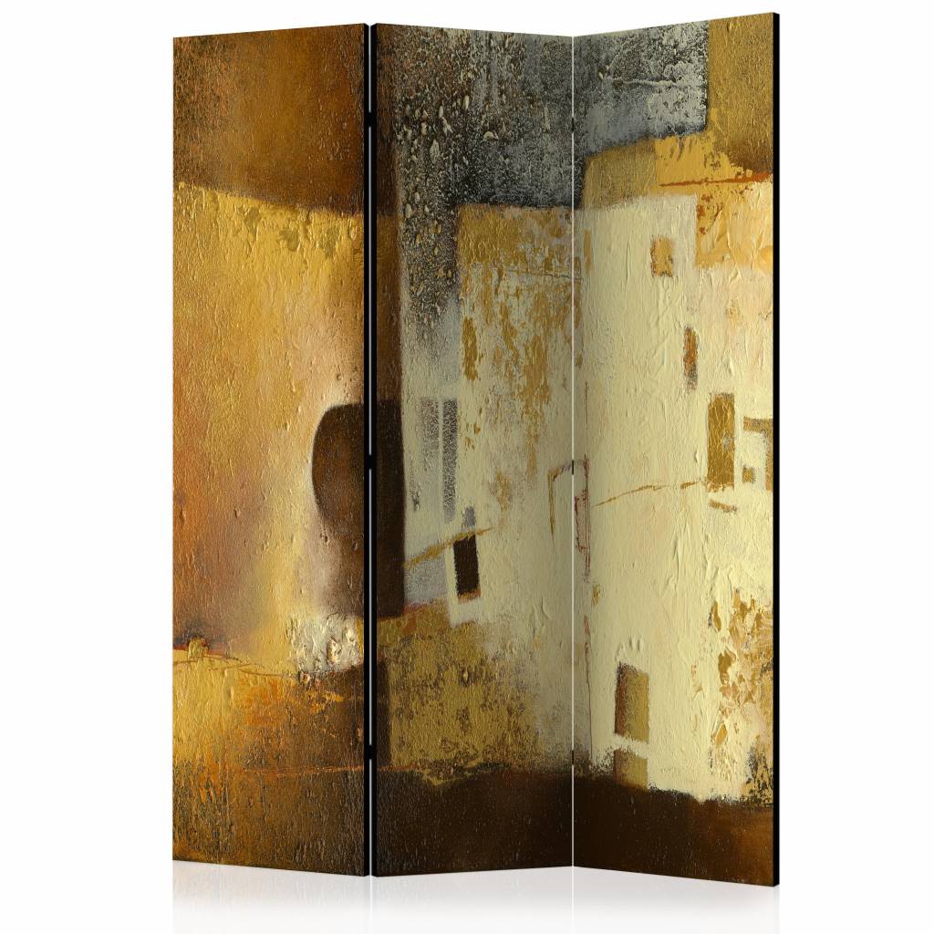 Vouwscherm / Kamerscherm - Van Goud 135x172cm, gemonteerd geleverd dubbelzijdig geprint afbeelding
