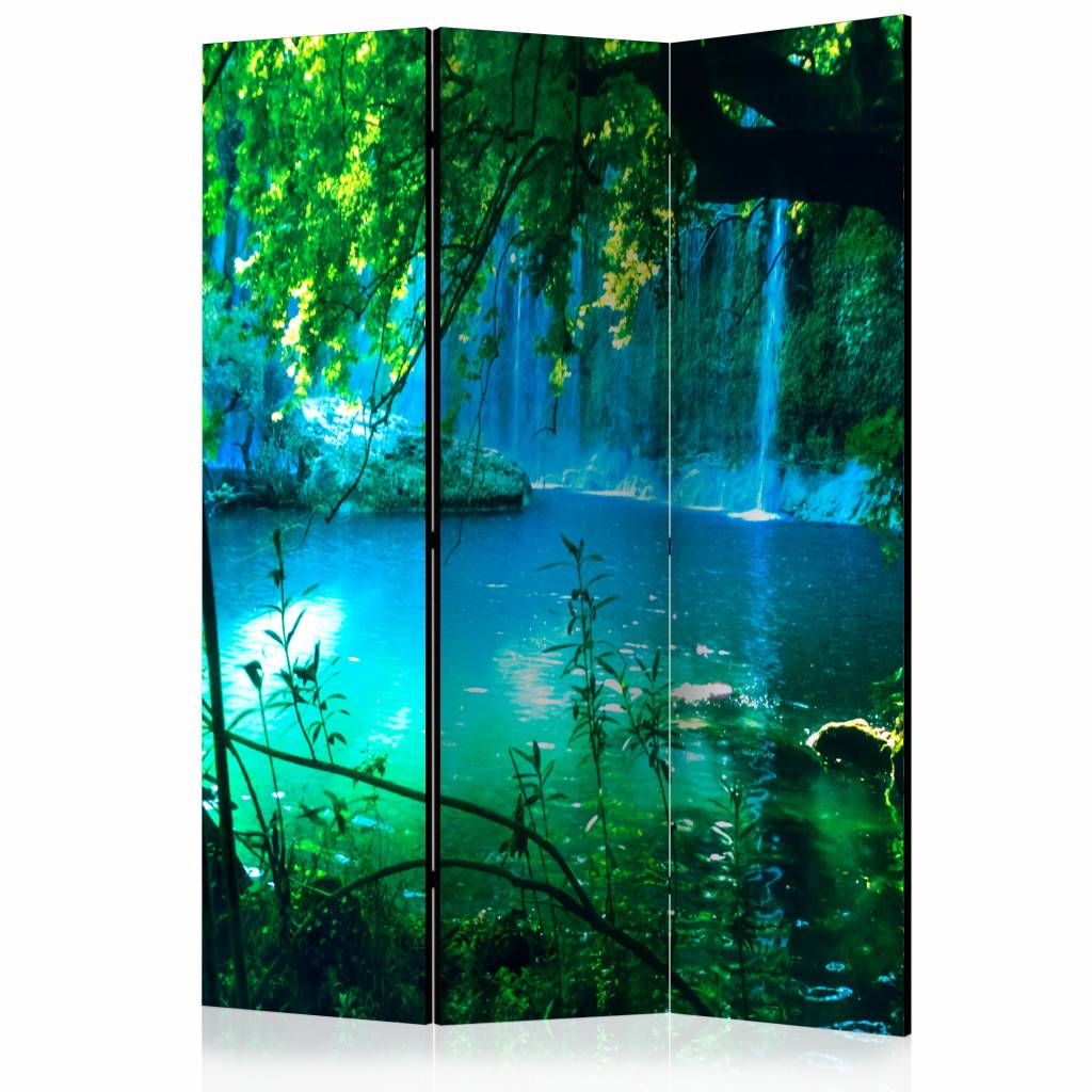 Vouwscherm / Kamerscherm - Kursunlu Waterval, Antalya Turkije 135x172cm , gemonteerd geleverd dubbelzijdig geprint afbeelding