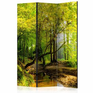 Vouwscherm / Kamerscherm - Bos 135x172cm, gemonteerd geleverd, dubbelzijdig geprint