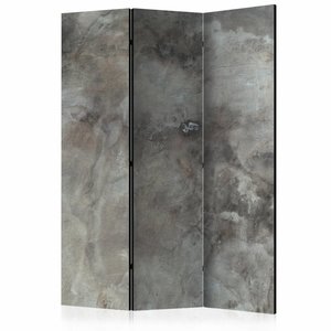 Vouwscherm / Kamerscherm - Donkere wolken 135x172cm , gemonteerd geleverd  dubbelzijdig geprint