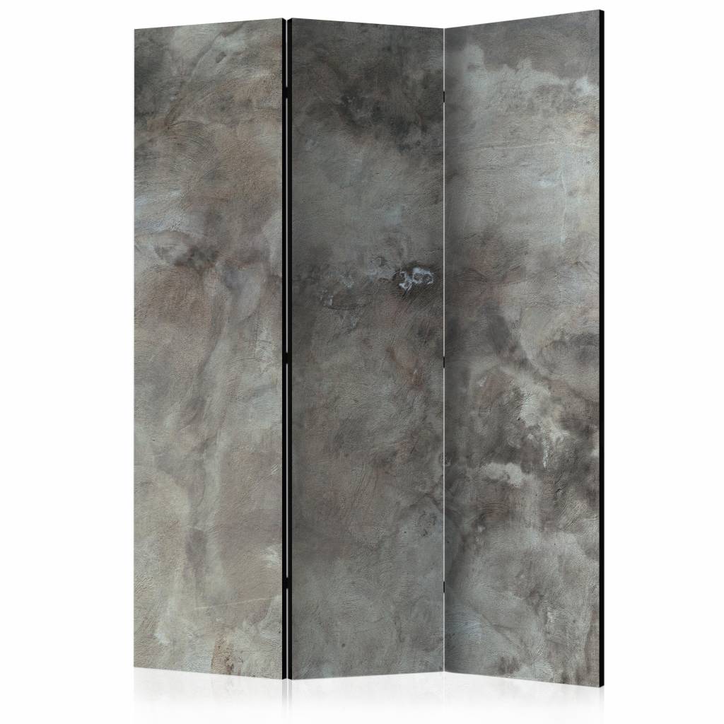 Vouwscherm / Kamerscherm - Donkere wolken 135x172cm , gemonteerd geleverd dubbelzijdig geprint afbeelding