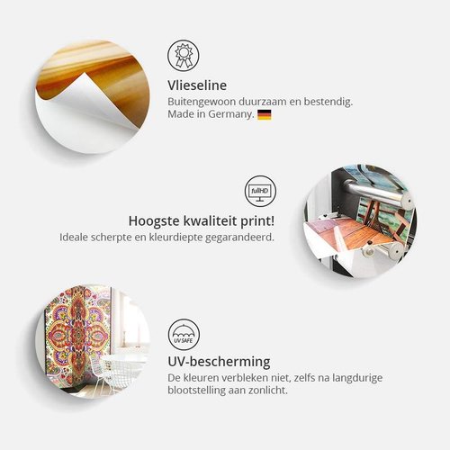 Vouwscherm / Kamerscherm - Uitzicht op bos 225x172cm , gemonteerd geleverd  dubbelzijdig geprint Vouwscherm / Kamerscherm - Uitzicht op bos 225x172cm , gemonteerd geleverd  dubbelzijdig geprint