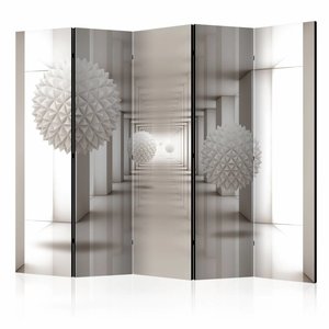 Vouwscherm / Kamerscherm - Vluchten naar de toekomst 225x172cm  , gemonteerd geleverd, dubbelzijdig geprint Vouwscherm / Kamerscherm - Vluchten naar de toekomst 225x172cm  , gemonteerd geleverd, dubbelzijdig geprint