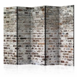 Vouwscherm / Kamerscherm - Oude muur 225x172cm  , gemonteerd geleverd, dubbelzijdig geprint Vouwscherm / Kamerscherm - Oude muur 225x172cm  , gemonteerd geleverd, dubbelzijdig geprint