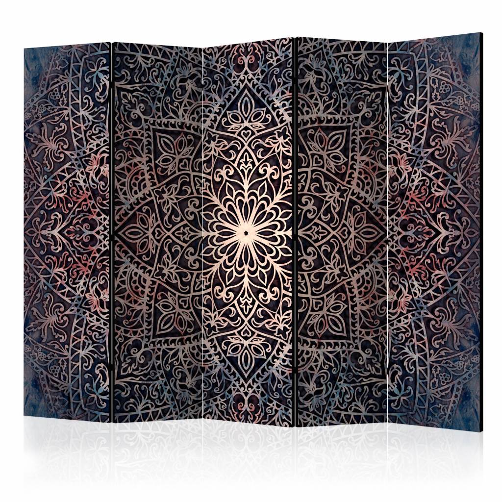 Vouwscherm / Kamerscherm - Geestelijk Fijn 225x172cm , gemonteerd geleverd, dubbelzijdig geprint afbeelding
