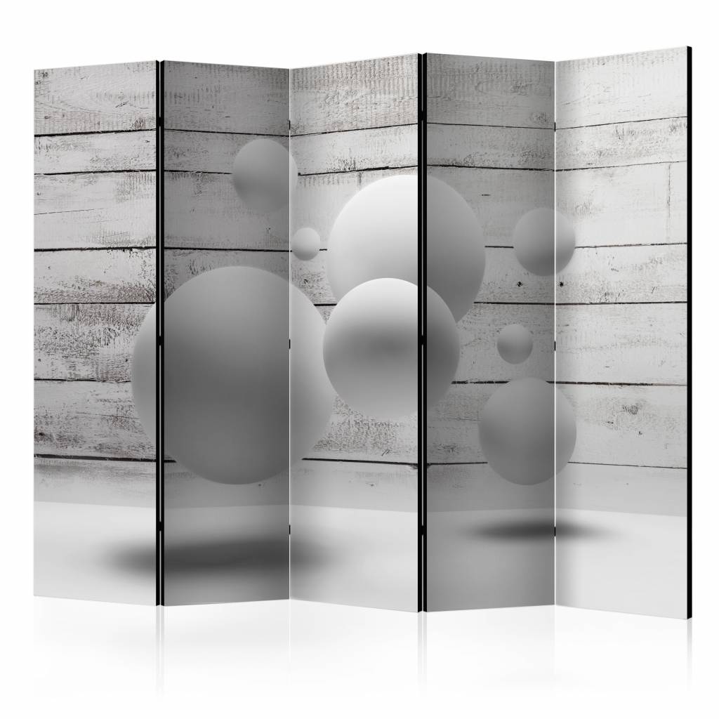 Vouwscherm / Kamerscherm - Ballen 225x172cm , gemonteerd geleverd, dubbelzijdig geprint afbeelding