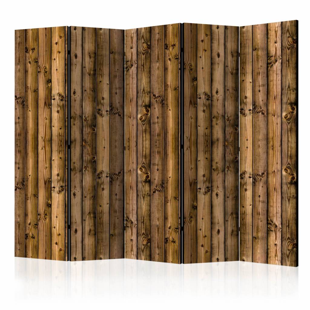 Vouwscherm / Kamerscherm - Landhuisje 225x172cm , gemonteerd geleverd, dubbelzijdig geprint afbeelding