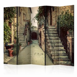 Vouwscherm / Kamerscherm - Toscane 225x172cm  , gemonteerd geleverd, dubbelzijdig geprint Vouwscherm / Kamerscherm - Toscane 225x172cm  , gemonteerd geleverd, dubbelzijdig geprint