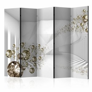 Vouwscherm / Kamerscherm - Diamante gang 225x172cm  , gemonteerd geleverd, dubbelzijdig geprint Vouwscherm / Kamerscherm - Diamante gang 225x172cm  , gemonteerd geleverd, dubbelzijdig geprint