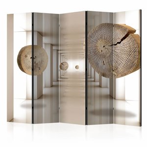 Vouwscherm / Kamerscherm - Futuristische bos  225x172cm  , gemonteerd geleverd, dubbelzijdig geprint Vouwscherm / Kamerscherm - Futuristische bos  225x172cm  , gemonteerd geleverd, dubbelzijdig geprint