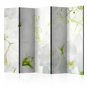 Vouwscherm / Kamerscherm - Jasmijn  225x172cm  , gemonteerd geleverd, dubbelzijdig geprint Vouwscherm / Kamerscherm - Jasmijn  225x172cm  , gemonteerd geleverd, dubbelzijdig geprint