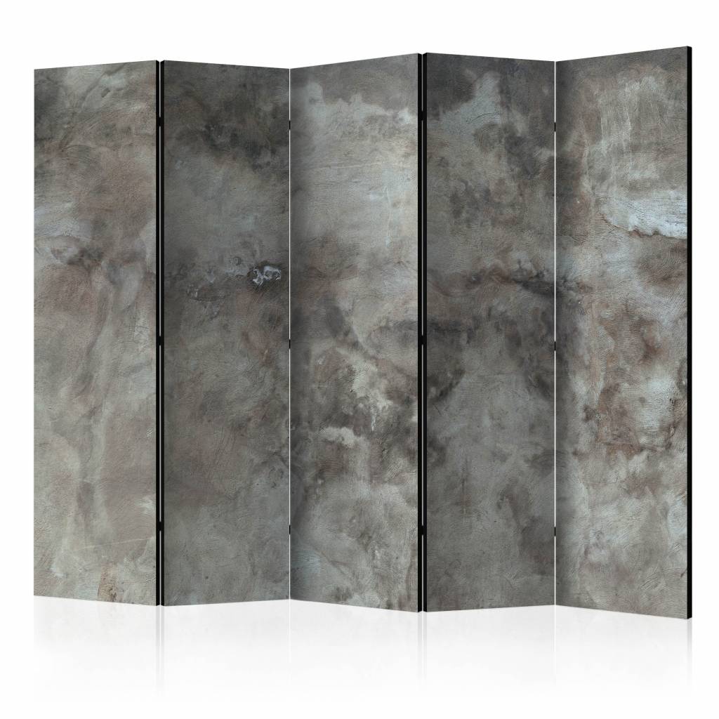 Vouwscherm / Kamerscherm - Donkere Wolken 225x172cm , gemonteerd geleverd, dubbelzijdig geprint afbeelding