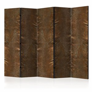 Vouwscherm / Kamerscherm - In het koper 225x172cm  , gemonteerd geleverd, dubbelzijdig geprint