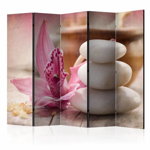 Vouwscherm / Kamerscherm - Aromatherapie 225x172cm, gemonteerd geleverd, dubbelzijdig geprint