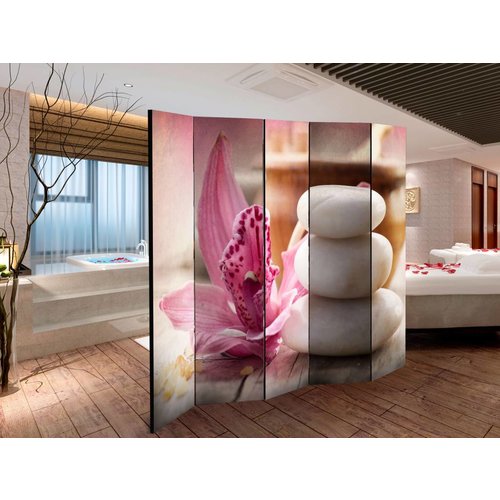 Vouwscherm / Kamerscherm - Aromatherapie 225x172cm, gemonteerd geleverd, dubbelzijdig geprint