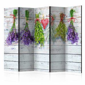 Vouwscherm / Kamerscherm - Lente inspiraties  225x172cm, gemonteerd geleverd, dubbelzijdig geprint